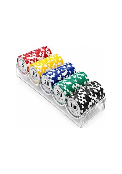 Profesyonel Poker Fişi Seti 100 Adet Casino Chip Alk5368