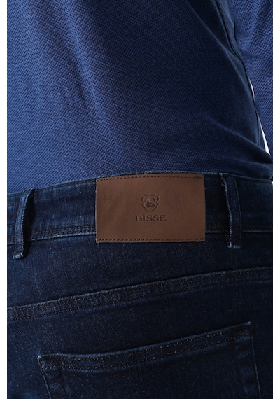 Bisse Erkek 5 Cepli Yıkamalı Jean Denim Pantolon Koyu Lacivert Pnj25k25202 40 K.Lacivert