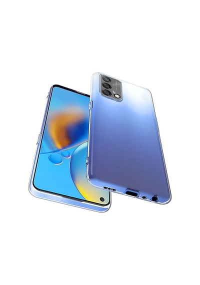 Newface Oppo A74 4g Kılıf Lüx Şeffaf Silikon Şeffaf
