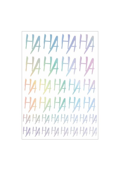 A4 Sticker Hologram 090 Tek Paket Çoklu Sticker