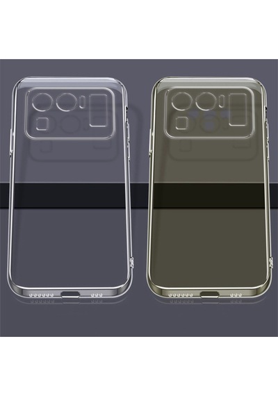 Xiaomi Mi 11 Ultra Kılıf Zore Süper Silikon Kapak Renksiz