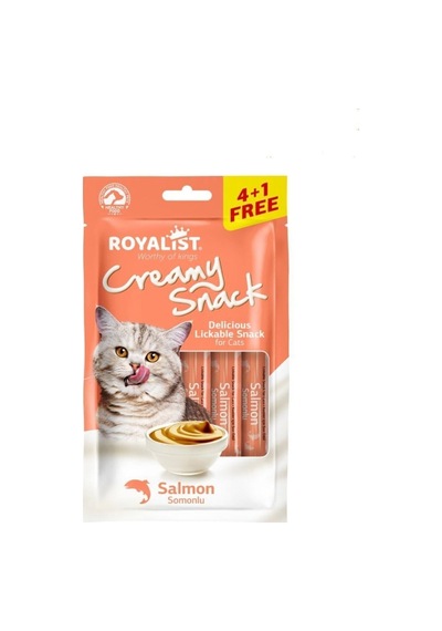 Royalist Creamy Snack 75 Gr Kedi Ödül Maması 5'li Set