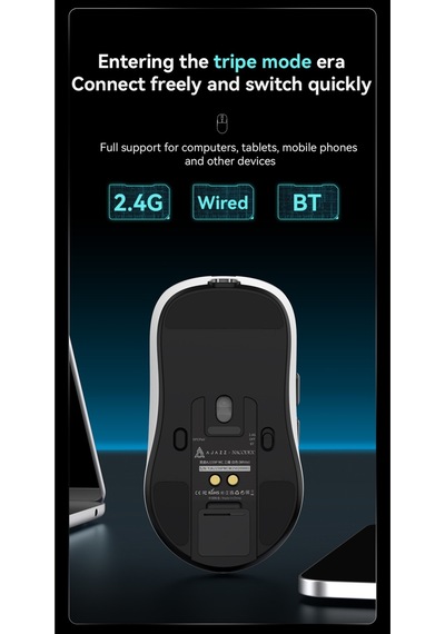 Aj159p Mc 3 Modlu 1000hz 12.000 Dpı Manyetik Şarj İstasyonlu Paw 3311 Optik Sensör Gaming Mouse Diğer