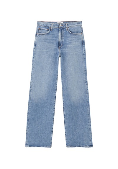 Agolde Modern Kesim Rahat Kot Pantolon Mavi