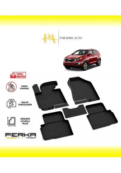 Kia Sportage 3 2010-2016 4d Havuzlu Paspas