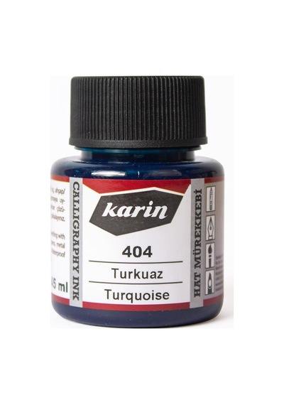 Karin Hat Mürekkebi 45ml Turkuaz 404