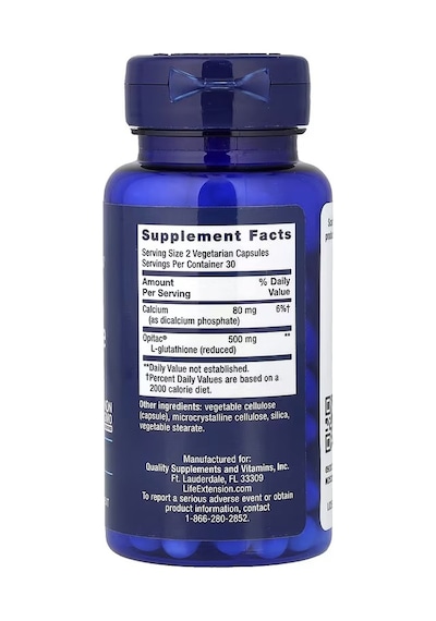 Glutathione Reduced Active Form 60 Capsules