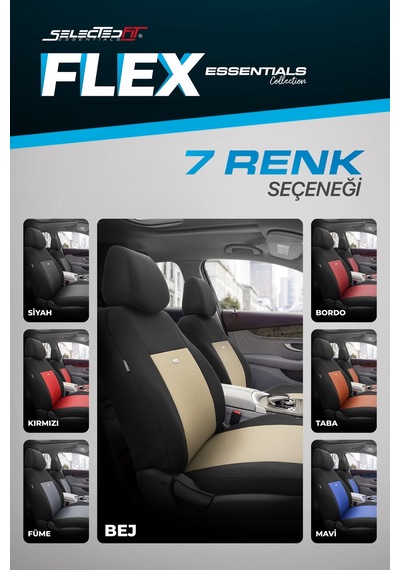 Selectedfit Flex Design Universal Oto Koltuk Kılıfı 26091828