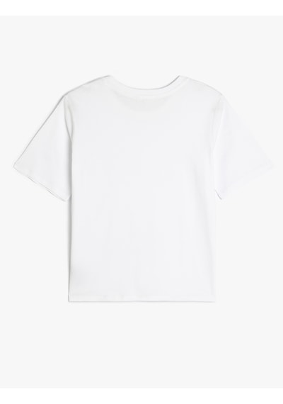 Koton Regular Fit Kısa Kollu Bisiklet Yaka Pamuklu Basic Tişört Beyaz 5sak50043ek Beyaz Koton Regular Fit Kısa Kollu Bisiklet Yaka Pamuklu Basic Tişört Beyaz 5sak50043ek Beyaz