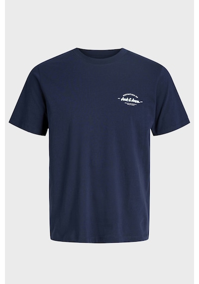 Jack & Jones Erkek T Shirt 12288113 Lacivert Lacivert
