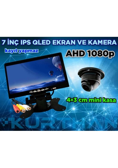 7inç Qled Ips Ekran Ve 1 Adet 4 3 Cm Ahd 1080p Kamera 12v