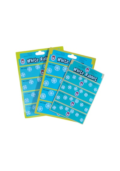 3 Boy Dikmeli Plastik Çıtçıt Seti - 72 Adet 10mm / 12mm / 15mm Beyaz Dikmeli Çıtçıt