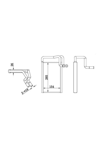 ORIS KHY092026 Kalorifer Brazing Heater 150X260X26 Starex 2008