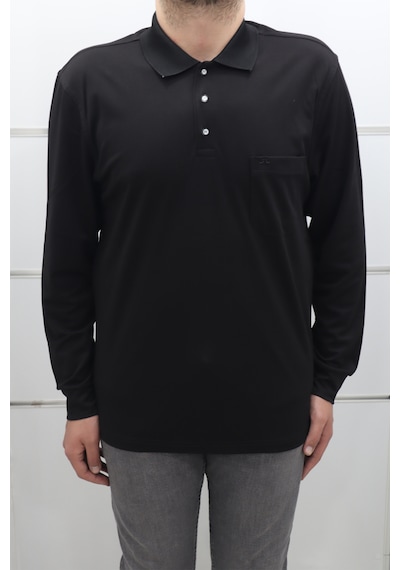 Santa Dmc Tekstil Erkek Düz Klasik Kesim Rahat Kalıp Polo Yakalı Tek Cep Kışlık Ince Sweat siyah Santa Dmc Tekstil Erkek Düz Klasik Kesim Rahat Kalıp Polo Yakalı Tek Cep Kışlık Ince Sweat siyah