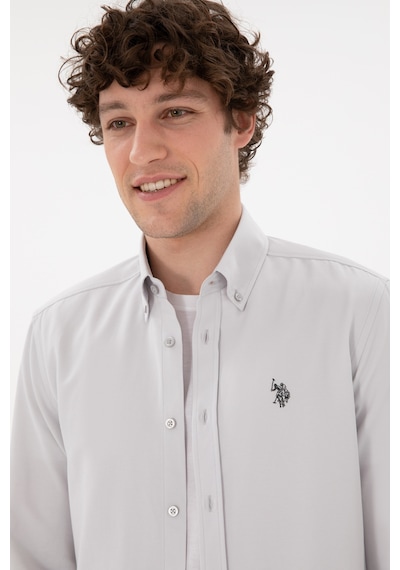 U.s. Polo Assn. Erkek Açık Gri Gömlek Basic 50306338-vr001 Acık Grı Açık Gri U.s. Polo Assn. Erkek Açık Gri Gömlek Basic 50306338-vr001 Acık Grı Açık Gri