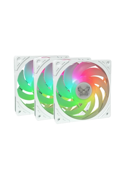 Wonder Tornado 120mm Argb Beyaz Kasa Fanı 3'lü Paket, 26mm Kalınlık, 2500 Rpm, Fdb Rulman, Titreşim Önleyici Tasarım, 3-pin Argb, 120.000 Saat Ömür, Pc Ve Sıvı Soğutma Uyumlu Çok Renkli Wonder Tornado 120mm Argb Beyaz Kasa Fanı 3'lü Paket, 26mm Kalınlık, 2500 Rpm, Fdb Rulman, Titreşim Önleyici Tasarım, 3-pin Argb, 120.000 Saat Ömür, Pc Ve Sıvı Soğutma Uyumlu Çok Renkli