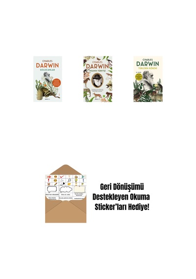 Solucanlar + İnsanın Türeyişi + Türlerin Kökeni + Okuma Sticker'ları