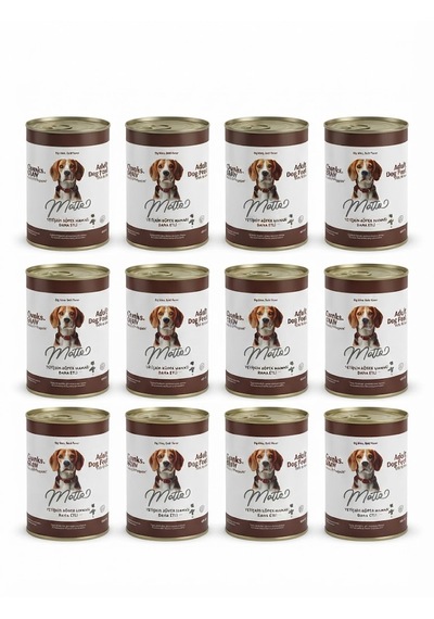 Motto Dana Etli Yetişkin Köpek Konserve Maması 400 Gr