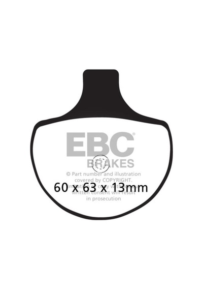 Ebc Fa094hh Harley Davıdson Flstb/flstc 00-11 Sınter Ön Fren Balatası