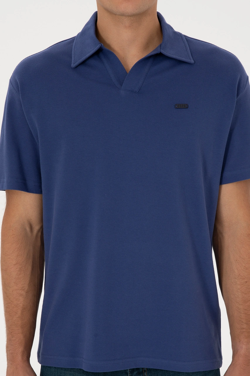 U.s. Polo Assn. Erkek İndigo Tişört 50324787-vr028 Indıgo