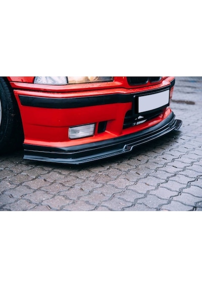 Bmw E36 Gtr Ön Lip Parlak Siyah Plastik Ön Ek Karlık Karlık+bodykit+ek