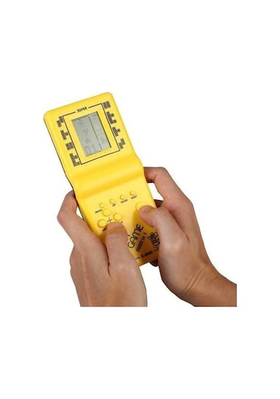Pilli Sesli 9 Butonlu 9999 İn 1 Renkli Nostaljik Tetris Eğitici Ve Eğlenceli Oyuncak El Konsolu