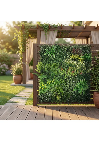 Koçtaş Yaprak Çit Renkli Çayır 100x100