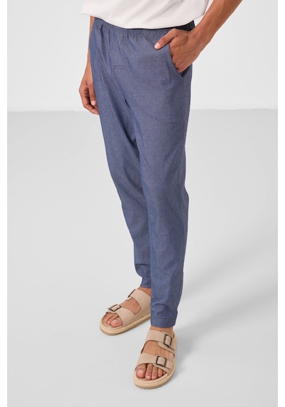 Tommylife Kot Lacivert Standart Fit Dokuma Hafif Esnek Chino Erkek Pantolon - 82180 Lacivert