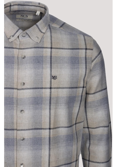 Erkek Gömlek Bej Uzun Kol Ekose Kareli Flanel Yün Tuşeli Slim Fit Düğmeli Yaka Shirt Ncs Jeans 7269-bej Bej Erkek Gömlek Bej Uzun Kol Ekose Kareli Flanel Yün Tuşeli Slim Fit Düğmeli Yaka Shirt Ncs Jeans 7269-bej Bej