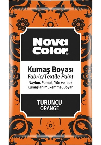 Nova Color Toz Kumaş Boyası Turuncu 12 Gr Nc-906