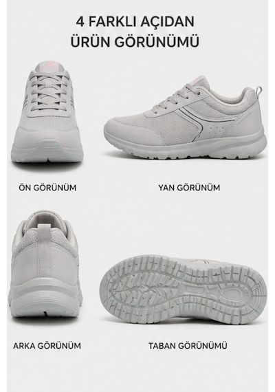 Walkmax Pro Buz Gri Kadın Ultra Hafif Ekstra Rahat Ortopedik ... Buz - Gri