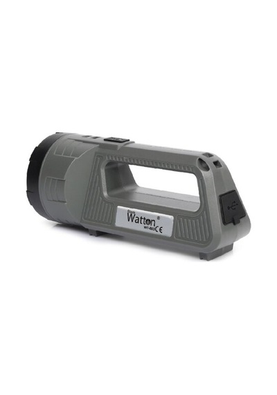Watton Wt-603 Güçlü Şarjlı Fener Masa Lambası Gri