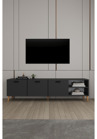 Lüks Yemek Odası Takımı 3 Parça %100 Mdf Konsol Yemek Masası Tv Ünitesi Yt02 Antrasit Lüks Yemek Odası Takımı 3 Parça %100 Mdf Konsol Yemek Masası Tv Ünitesi Yt02 Antrasit