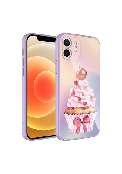 Zore İphone 11 Uyumlu Kamera Korumalı Desenli Sert Silikon Ogaa Epoksi Kılıf-no11