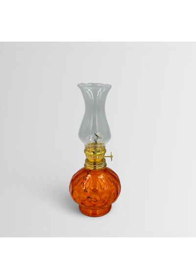 İdare Kandil Nostalji Gaz Lambası Mini Turuncu