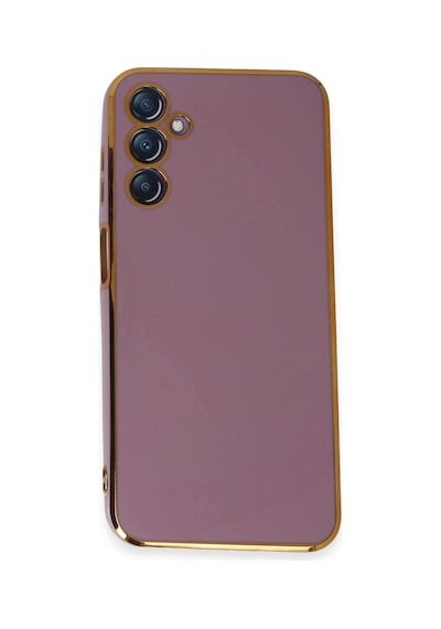 Durukar Samsung Galaxy M14 5g Kılıf Volet Silikon - Mor