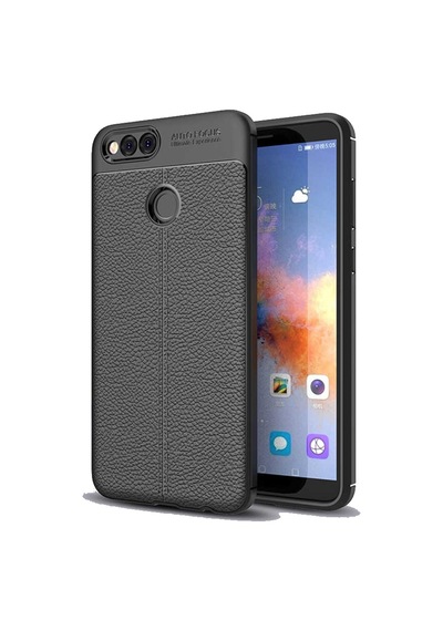 Adige Huawei Honor 7x Kılıf Niss Deri Görünümlü Silikon