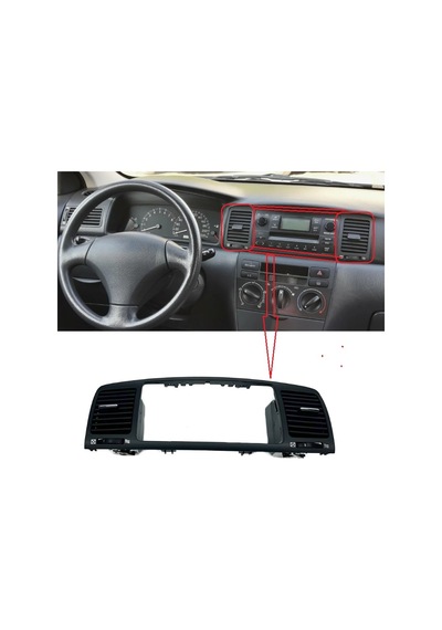 Toyota Corolla Teyip Çercevesi 2002-- 2006 Orta Izgaralı