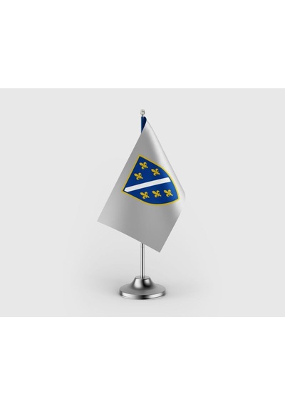 Bosna Hersek Cumhuriyeti Tekli Saten Masa Bayrağı Seti Diğer