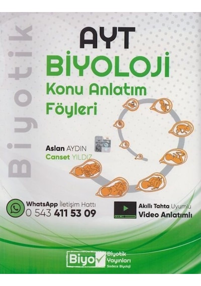 Biyotik Yayınları Ayt Biyoloji Konu Anlatım Föyleri