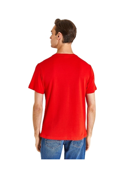 U.S. Polo Assn. Erkek Bisiklet Yaka Basic T-shirt Kırmızı