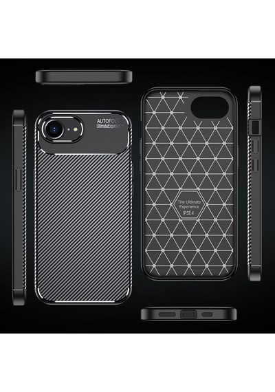 Apple Uyumlu iPhone 17e Kılıf Zore Negro Silikon Kapak - Siyah