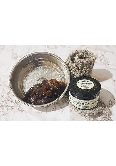 Black Moroccan Soap By Levand - Choose From 4 Scents Natural Exfoliating Soap Lavender Acı Badem