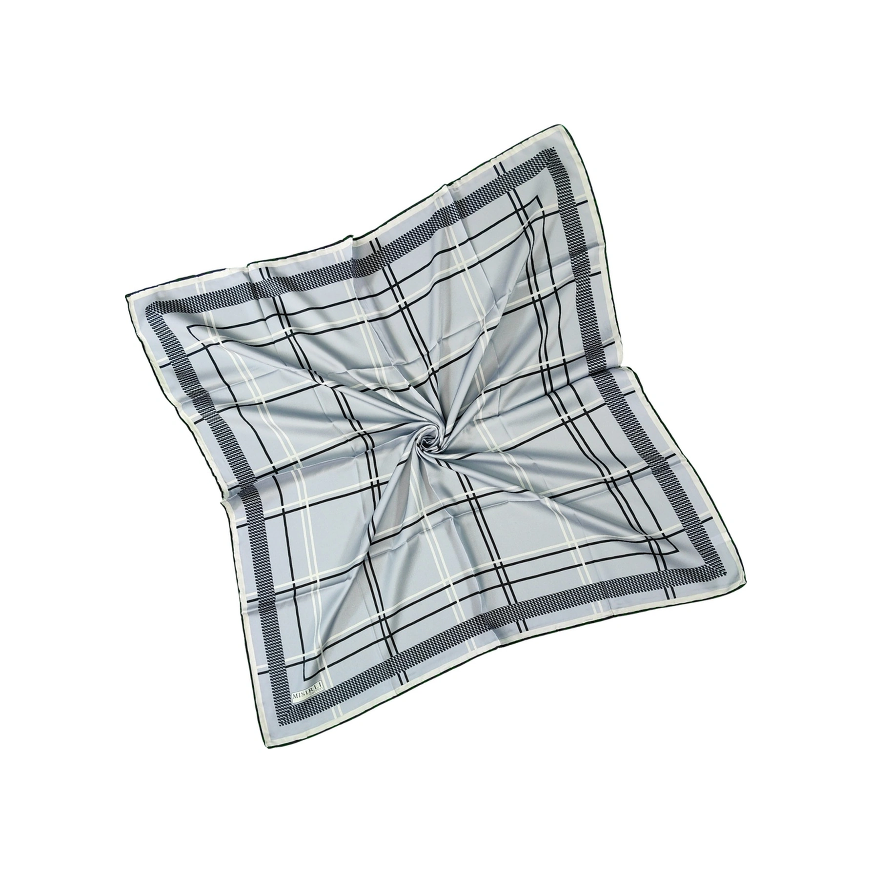 Mim Eşarp Mısırlı Eşarpları Cocoon Twill Eşarp Buz Mavi