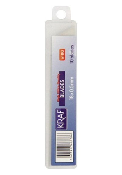 Kraf Maket Bıçağı Yedeği Geniş 10lu - 3 Kutu