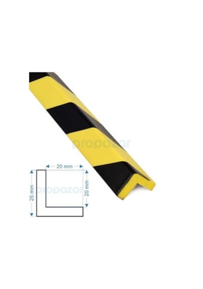 Puffyguard Kenar Köşe Koruyucu L1 - Model L1 - 1 Metre - 20x20x25mm - Tip : E H