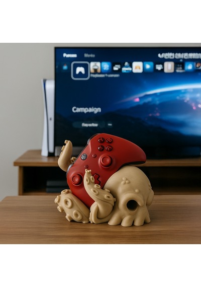 Ahtapot Tasarımlı Gamepad Standı