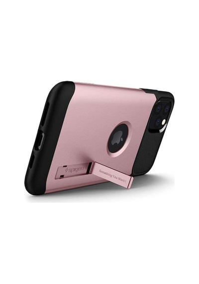 Spigen Apple Uyumlu iPhone 11 Pro İle Kılıf Slim Armor Rose