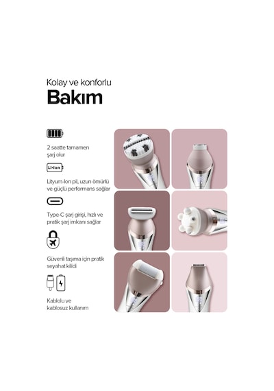 Bester Ep7100 Şarjlı Epilasyon Cihazı