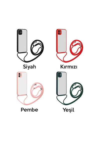Ally Apple Uyumlu iPhone 12 6.1 Askili Koruyucu Silikon Kilif 483193198